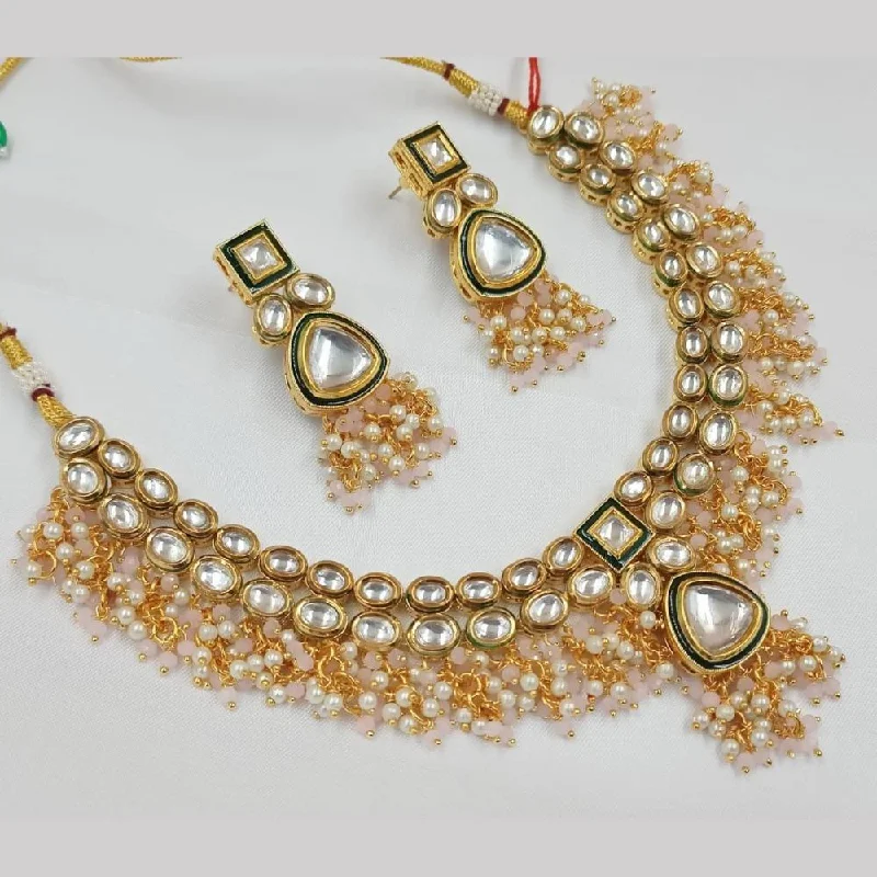 Elegant Designs, Unbeatable Discounts – Shop Jewelry Now FS Collection Gold Plated Kundan Stone And Pearl Necklace Set Elegant Designs, Unbeatable Discounts – Shop Jewelry Now FS Collection Gold Plated Kundan Stone And Pearl Necklace Set