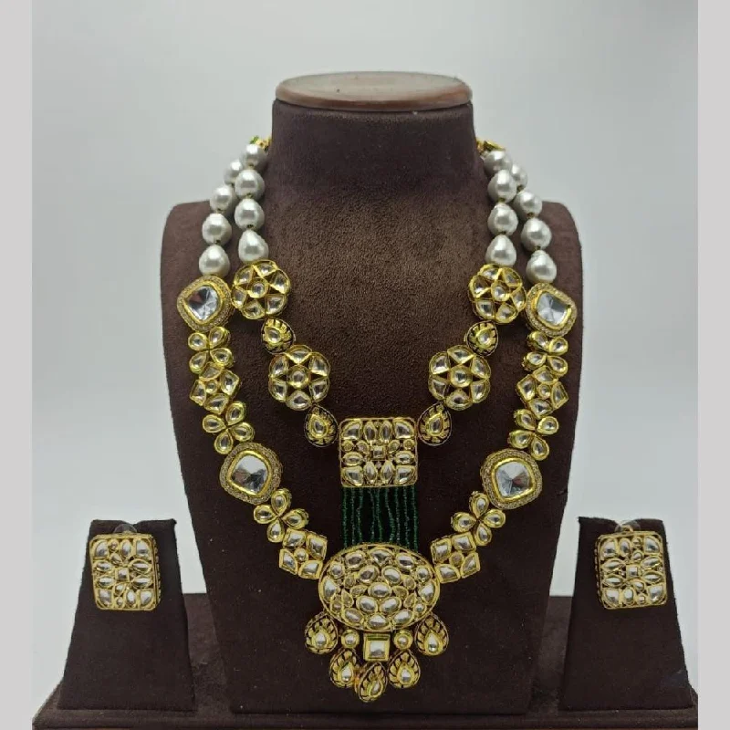 Buy More, Save More – Special Jewelry Discounts FS Collection Gold Plated Kundan Stone Necklace Set Buy More, Save More – Special Jewelry Discounts FS Collection Gold Plated Kundan Stone Necklace Set