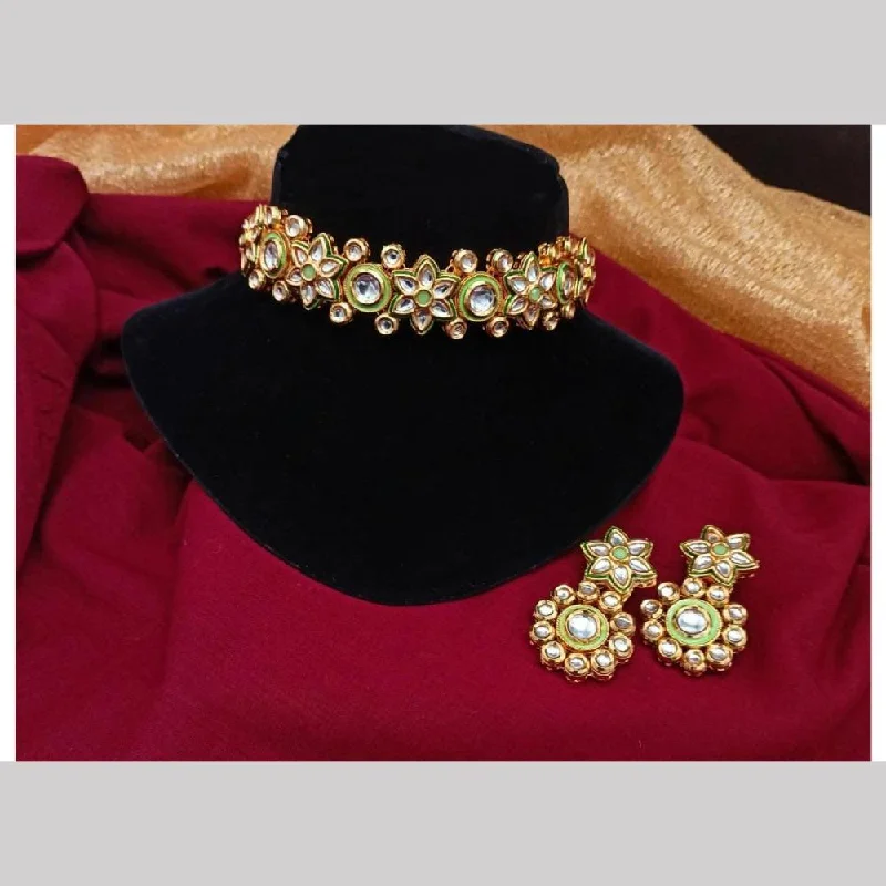 Timeless Elegance Now At Special Discounts FS Collection Gold Plated Kundan Stone Necklace Set Timeless Elegance Now At Special Discounts FS Collection Gold Plated Kundan Stone Necklace Set