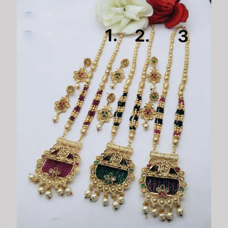Buy More, Save More On Stunning Jewelry Designs FS Collection Gold Plated Long Necklace Set (1 Piece Only Assorted Design) Buy More, Save More On Stunning Jewelry Designs FS Collection Gold Plated Long Necklace Set (1 Piece Only Assorted Design)