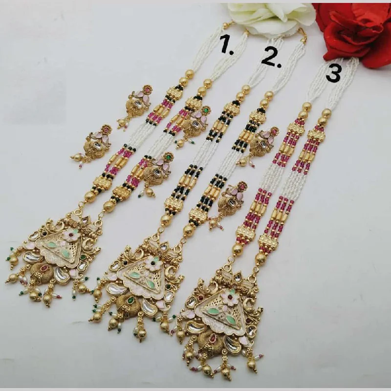 Flash Sale On Exquisite Jewelry – Don't Miss Out FS Collection Gold Plated Long Necklace Set (1 Piece Only Assorted Design) Flash Sale On Exquisite Jewelry – Don't Miss Out FS Collection Gold Plated Long Necklace Set (1 Piece Only Assorted Design)