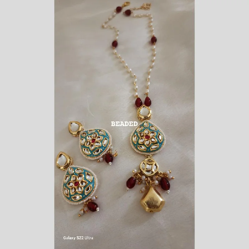 Shop Trending Jewelry With Exclusive Savings FS Collection Gold Plated Meenakari And Pearl Necklace Set Shop Trending Jewelry With Exclusive Savings FS Collection Gold Plated Meenakari And Pearl Necklace Set