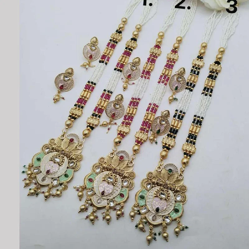 Special Deals On Handcrafted And Designer Jewelry FS Collection Gold Plated Pearl Long Necklace Set (1 Piece Only Assorted Design) Special Deals On Handcrafted And Designer Jewelry FS Collection Gold Plated Pearl Long Necklace Set (1 Piece Only Assorted Design)