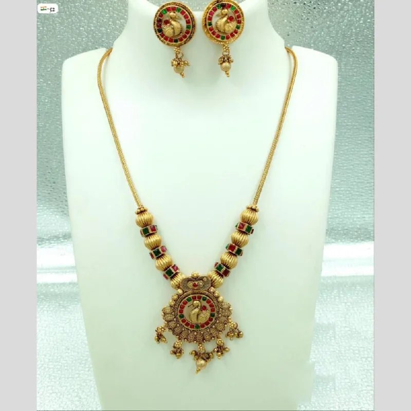 Trending Jewelry Styles Now At Limited-Time Discounts FS Collection Gold Plated Pota Stone Necklace Set Trending Jewelry Styles Now At Limited-Time Discounts FS Collection Gold Plated Pota Stone Necklace Set