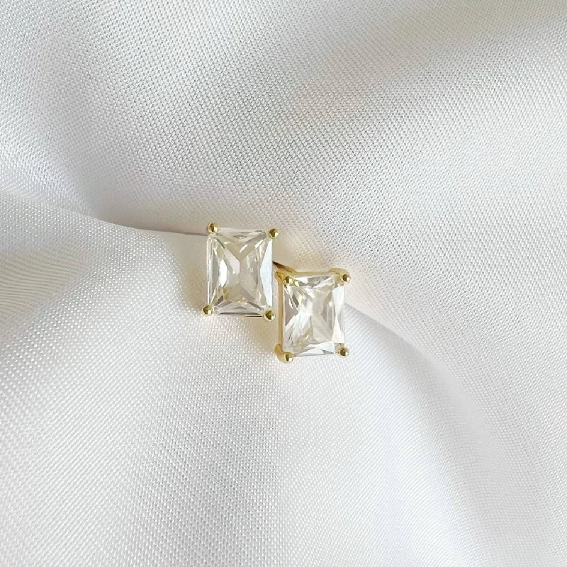 Affordable Glamour – Premium Jewelry At Special Prices Goldie CZ Diamond Studs Earrings Gold Filled