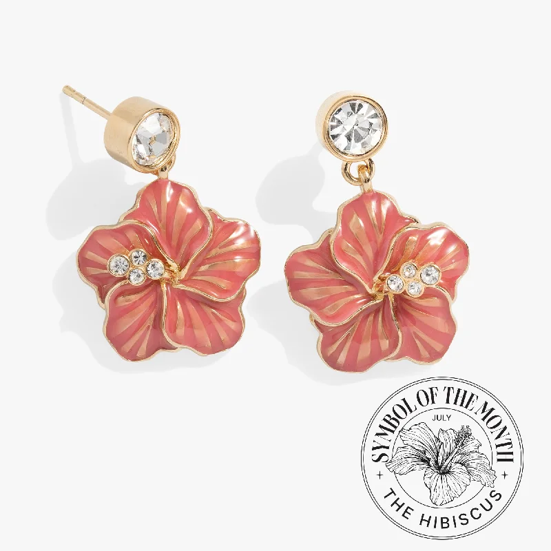 Limited-Stock Jewelry Sale – Shop Before It's Gone Hibiscus Drop Earrings