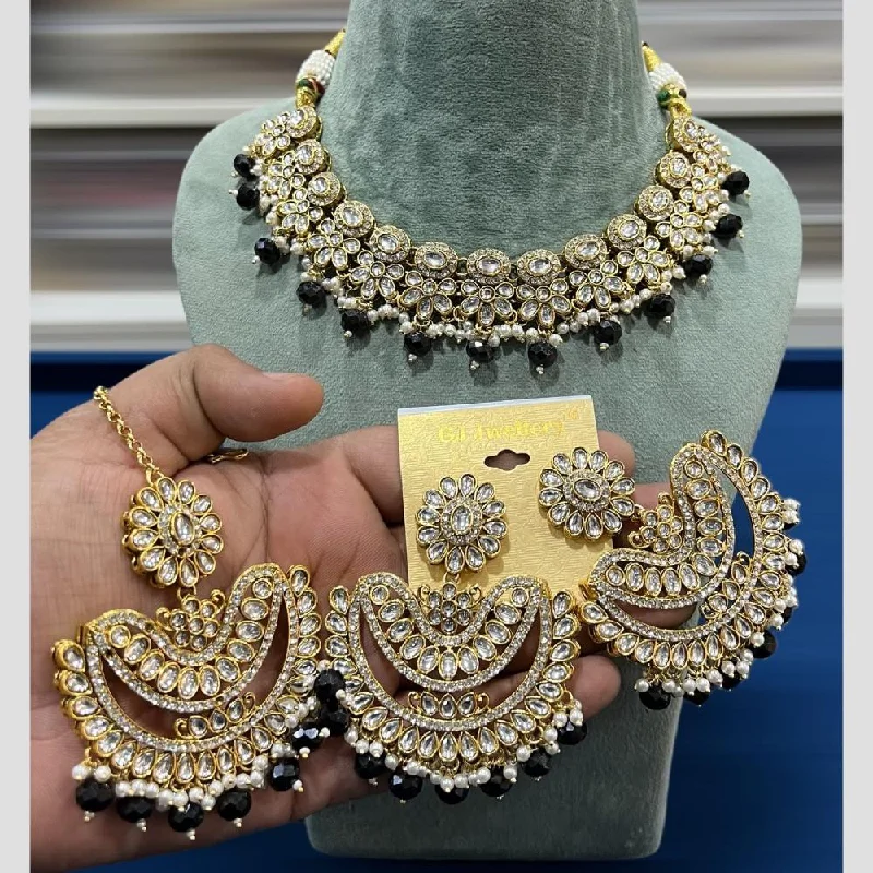 Limited-Time Jewelry Sale – Don't Miss These Deals Hira Collections Gold Plated Kundan Stone And Pearls Choker Necklace Set Limited-Time Jewelry Sale – Don't Miss These Deals Hira Collections Gold Plated Kundan Stone And Pearls Choker Necklace Set