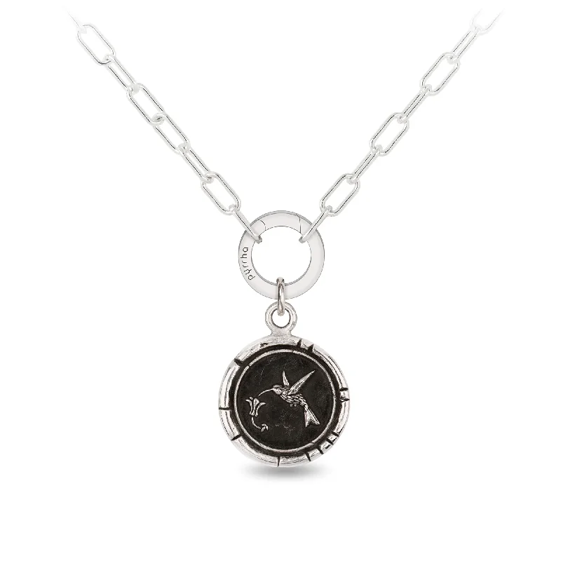 Premium Jewelry At Special Low Prices For A Limited Time Hummingbird Small Paperclip Chain Necklace Premium Jewelry At Special Low Prices For A Limited Time Hummingbird Small Paperclip Chain Necklace