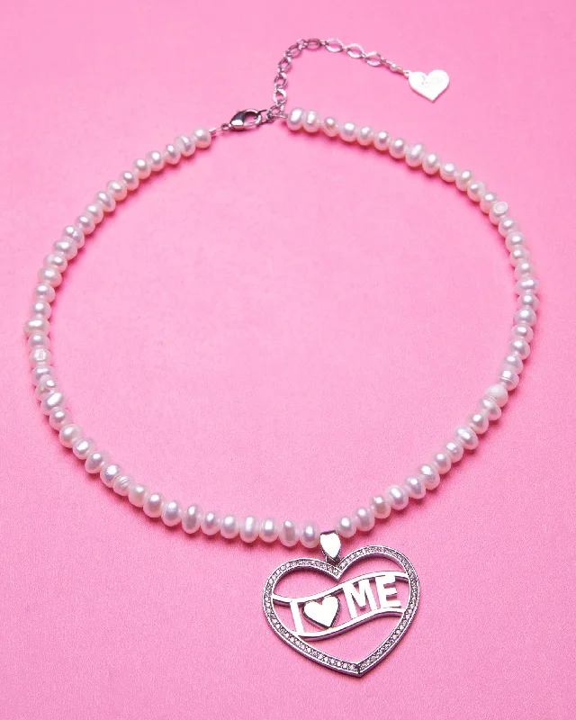 Bestselling Jewelry At Special Promotional Rates Pearl I Love Me Necklace