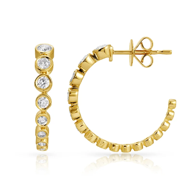 Limited-Stock Jewelry Sale – Shop Before It's Gone Imperial Graduate Bezel Hoops