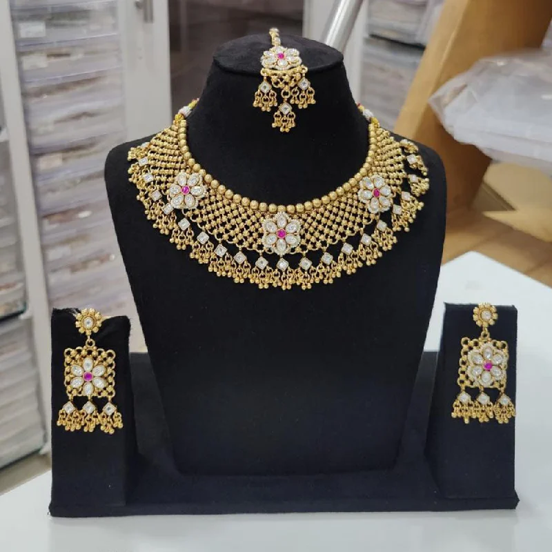 Trending Jewelry Styles Now At Limited-Time Discounts JCM Gold Plated Pota Stone And Pearls Necklace Set Trending Jewelry Styles Now At Limited-Time Discounts JCM Gold Plated Pota Stone And Pearls Necklace Set