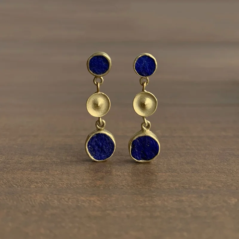 Best Jewelry Deals – Shop Premium Pieces At Great Prices Temple Earrings with Lapis Lazuli