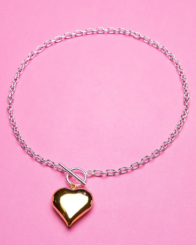Limited-Stock Jewelry Sale – Once It's Gone, It's Gone Juicy Heart Toggle Clasp Necklace Limited-Stock Jewelry Sale – Once It's Gone, It's Gone Juicy Heart Toggle Clasp Necklace