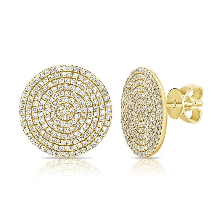 Special Sale On Handcrafted Jewelry – Shop Today Jumbo Pave Diamond Disc Earrings
