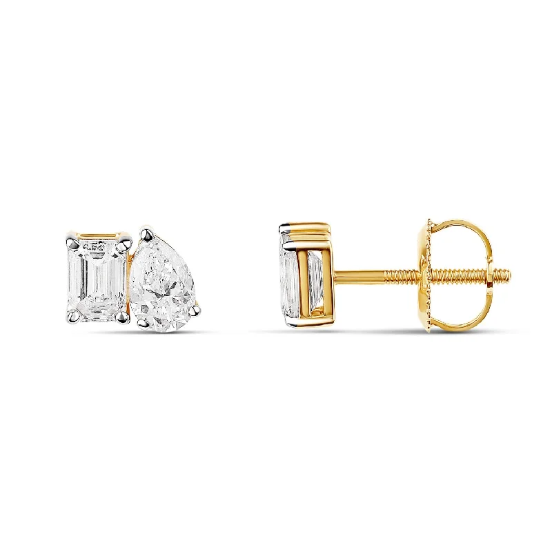 Seasonal Jewelry Clearance – Best Styles At The Lowest Prices Lab Diamond Toi-et-Moi Diamond Studs