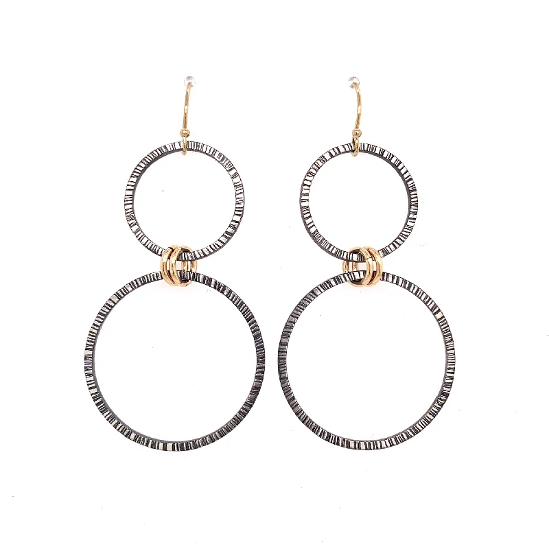 Don't Miss Out On Jaw-Dropping Jewelry Discounts Large Lined Harmony Hoops Earrings (E1768)