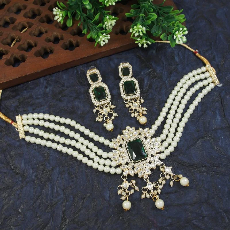 Once-A-Year Jewelry Deals – Shop Before They’Re Gone Lucentarts Gold Plated Kundan Stone & Beads Choker Necklace Set Once-A-Year Jewelry Deals – Shop Before They’Re Gone Lucentarts Gold Plated Kundan Stone & Beads Choker Necklace Set