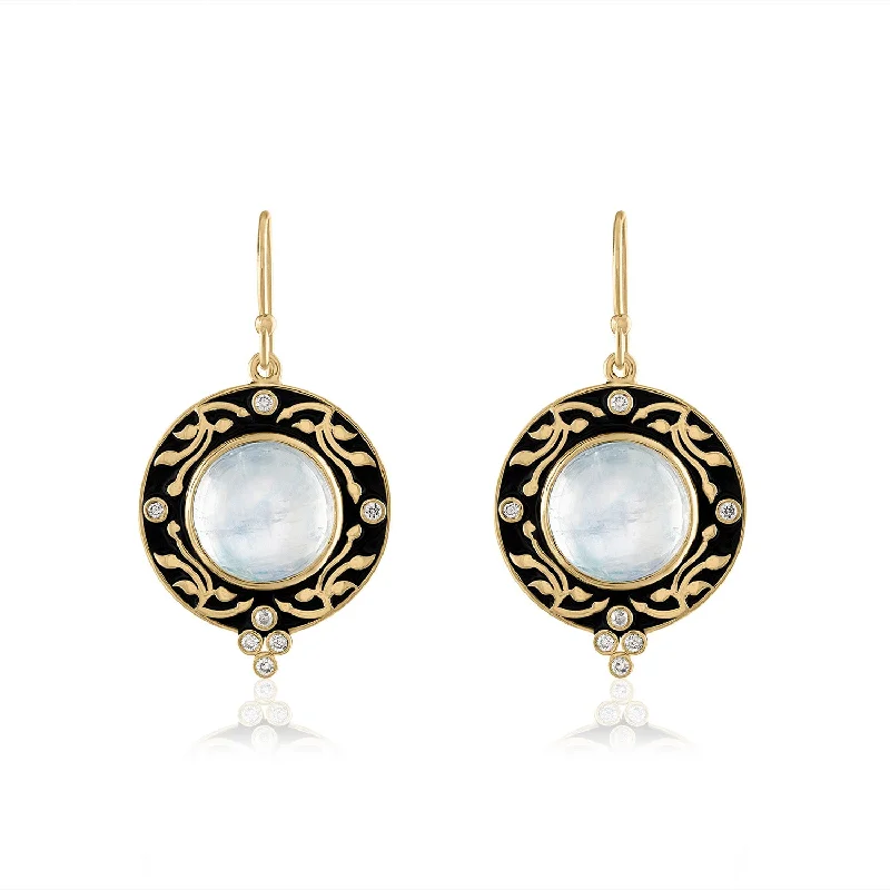 Eco-Friendly Sustainable Jewelry For Conscious Buyers MAGDALENA MOONSTONE EARRINGS