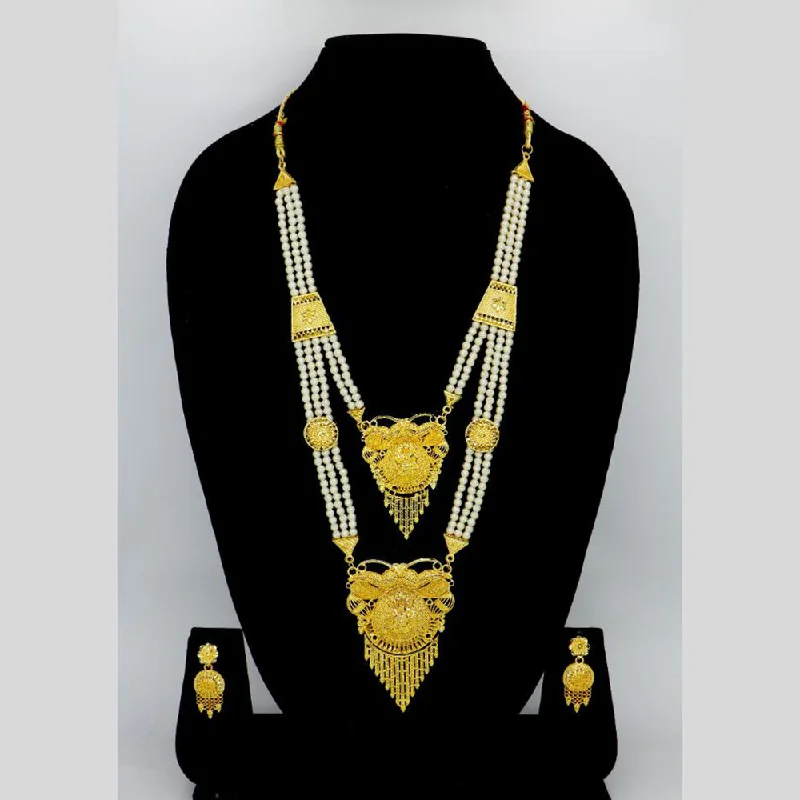 Flash Sale On Exquisite Jewelry – Don't Miss Out Mahavir Dye Gold Pearl Long Necklace Set Flash Sale On Exquisite Jewelry – Don't Miss Out Mahavir Dye Gold Pearl Long Necklace Set