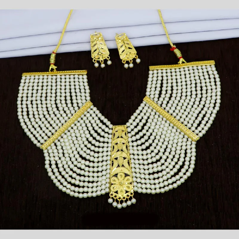 Flash Sale On Exquisite Jewelry – Don't Miss Out Mahavir Dye Gold Pearl Necklace Set Flash Sale On Exquisite Jewelry – Don't Miss Out Mahavir Dye Gold Pearl Necklace Set