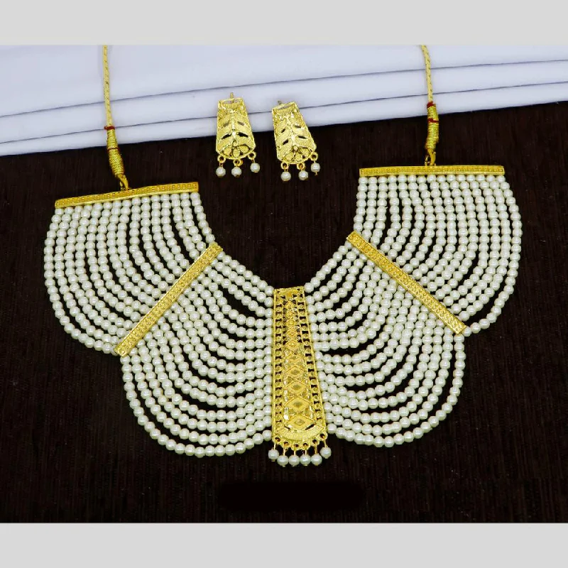 Special Offers On Handcrafted And Designer Jewelry Mahavir Dye Gold Pearl Necklace Set Special Offers On Handcrafted And Designer Jewelry Mahavir Dye Gold Pearl Necklace Set