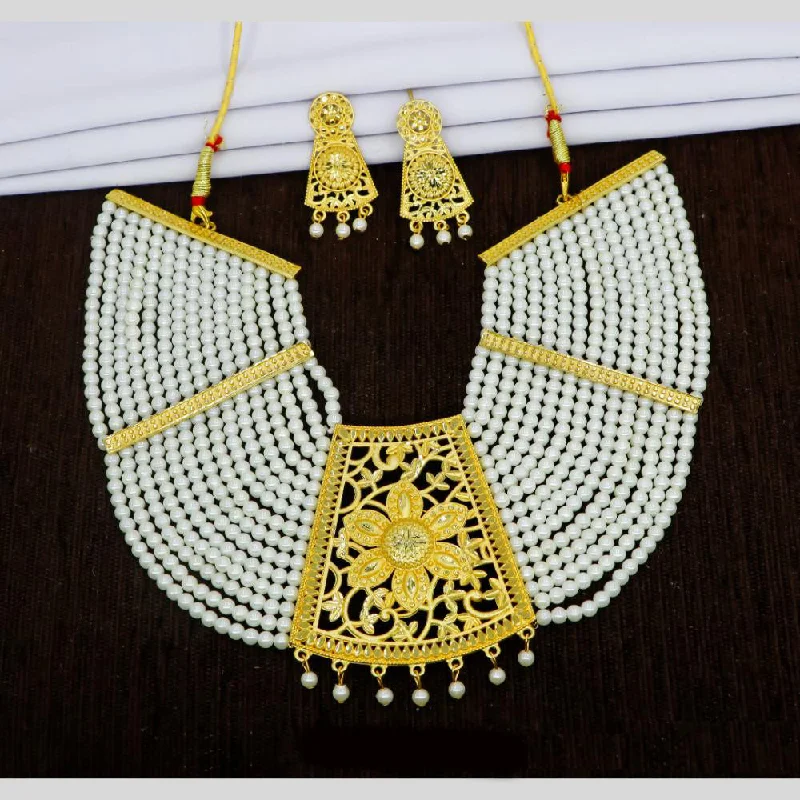 Shop Trending Jewelry With Exclusive Savings Mahavir Dye Gold Pearl Necklace Set