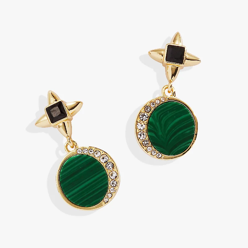 Luxury Jewelry Now At Special Promotional Rates Malachite Drop Earrings
