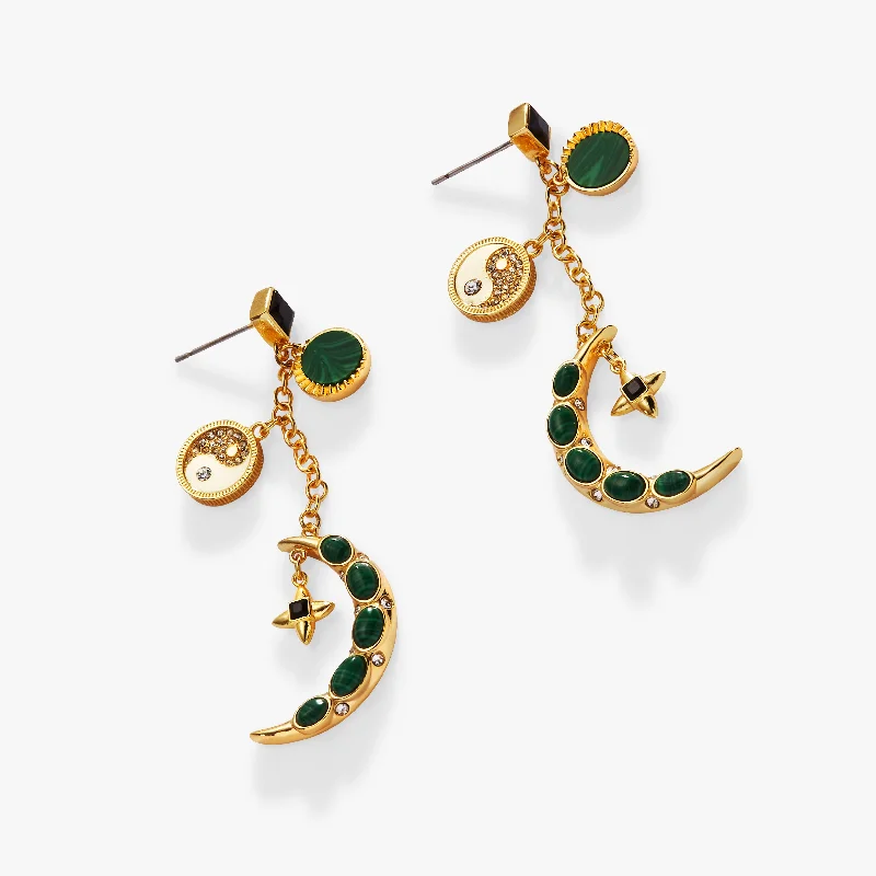 Bestselling Jewelry At Special Promotional Rates Malachite Charm Earrings