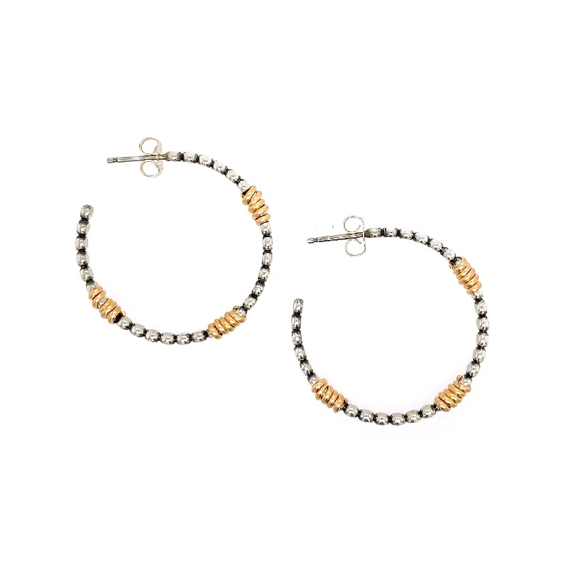 Timeless Beauty, Unbeatable Deals – Jewelry Sale On Med Front Facing Bead Hoop with 3 Wraps (RE1648)