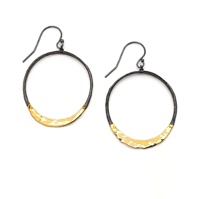 Best Jewelry Sale Prices – Limited-Time Offer Medium Satin Shiny Eclipse Earrings E1625