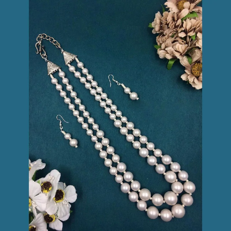 The Perfect Jewelry Piece At The Perfect Discount MG Beads Oxisdied Plated Beads Necklace Set The Perfect Jewelry Piece At The Perfect Discount MG Beads Oxisdied Plated Beads Necklace Set