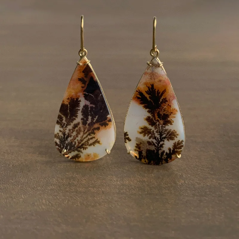 Buy More, Save More On Stunning Jewelry Designs Dendritic Agate Earrings