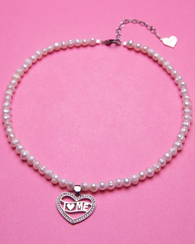 Bestselling Jewelry At Special Promotional Rates Mini Pearl I Love Me Necklace