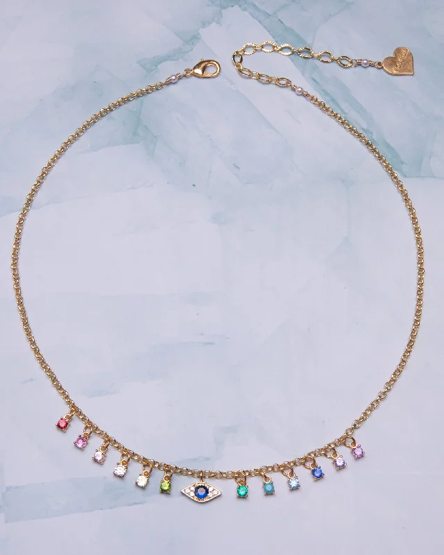 Limited-Time Jewelry Sale – Elegant Styles At Less Rainbow Evil Eye Necklace