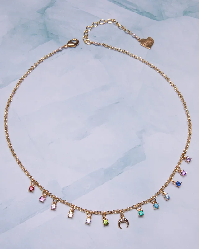 Flash Sale On Exquisite Jewelry – Don't Miss Out Rainbow Moon Necklace