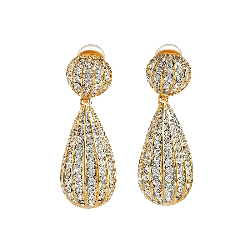 Unmissable Jewelry Sale – Shop Before It's Too Late Ribbed Button Clip Earrings