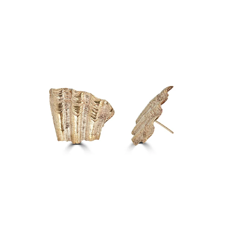 Flash Sale On Exquisite Jewelry – Don't Miss Out Sea Shard Small Earrings, 14k