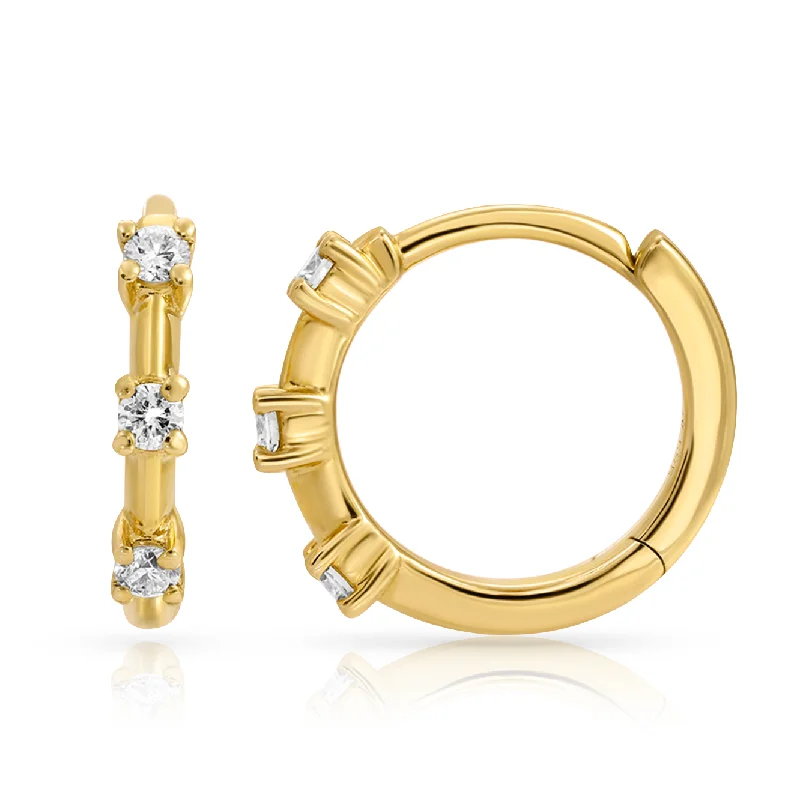 Breathtaking Jewelry At Limited-Time Savings Segment Diamond Huggies
