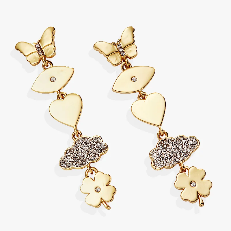 Special Deals On Handcrafted And Designer Jewelry Silver Linings Drop Earrings