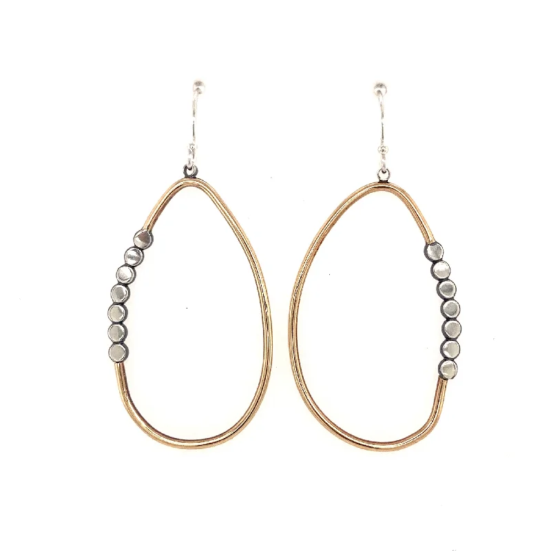Breathtaking Jewelry, Breathtaking Prices Small Beaded Ridge Ovid (E1563)
