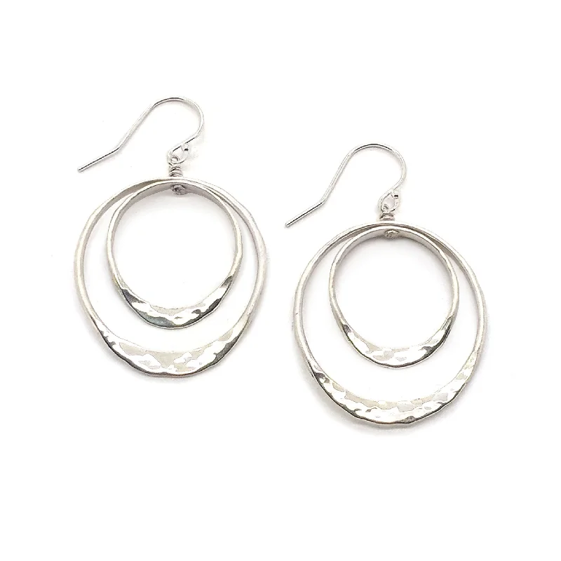 Exclusive Jewelry Sale – Grab Timeless Pieces Now Small Double Satin Shiny Eclipse Earrings E1627