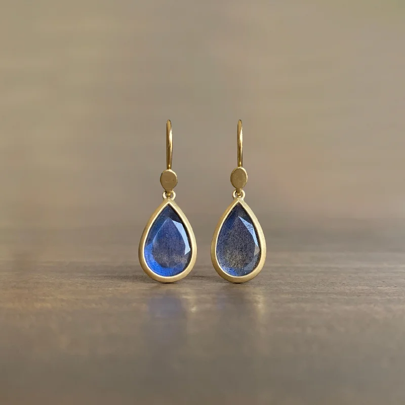 Unique Jewelry Designs Now At Discounted Rates Small Fine Labradorite Drop Earrings