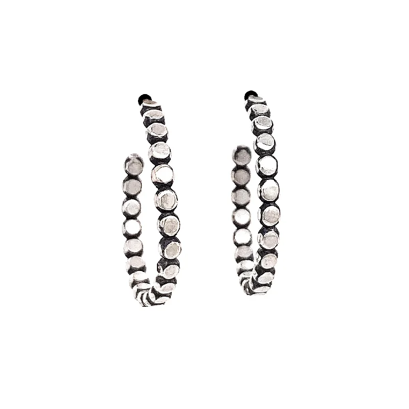 Elegant Jewelry Styles At Budget-Friendly Prices Small Front Facing Bead Hoop (E1652)