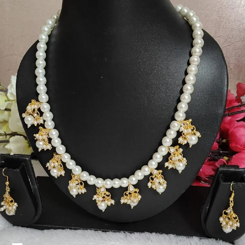 Exclusive Online Discounts On Stylish Jewelry SNERA Gold Plated Kundan Stone And Pearl Necklace Set Exclusive Online Discounts On Stylish Jewelry SNERA Gold Plated Kundan Stone And Pearl Necklace Set