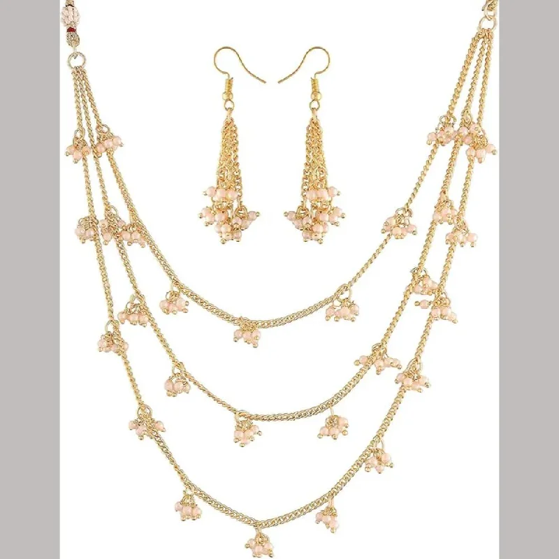 Luxury Jewelry Now At Special Promotional Rates SNERA Gold Plated Pearl Necklace Set Luxury Jewelry Now At Special Promotional Rates SNERA Gold Plated Pearl Necklace Set