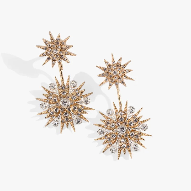 Luxury Jewelry Sale – Elegant Styles At Unbeatable Prices Two-In-One Snowflake Ear Jacket Earrings