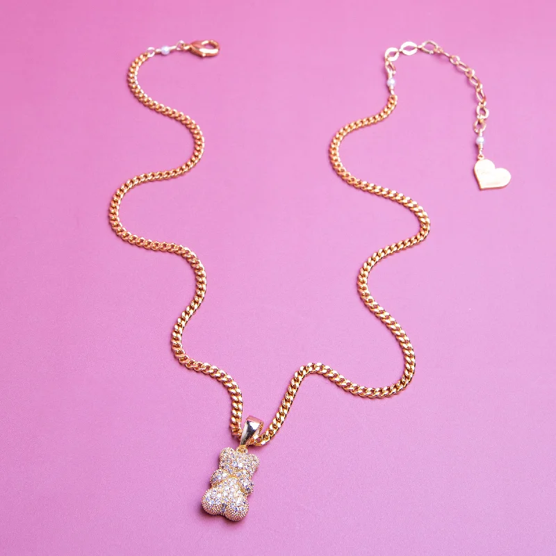 Personalized Jewelry Sale – Meaningful Gifts At Great Prices Sparkle Teddy Bear Necklace