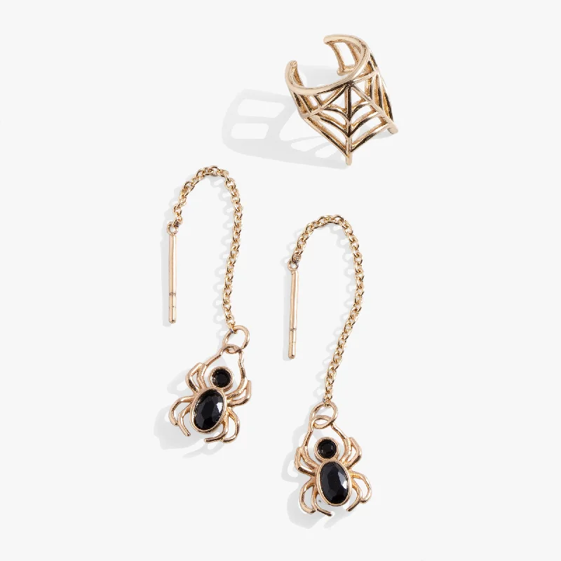 Sparkle More For Less – Jewelry Sale Happening Now Spider Threader & Ear Cuff Set