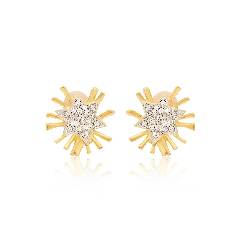 Once-A-Year Jewelry Deals – Shop Before They’Re Gone Starburst Button Earrings