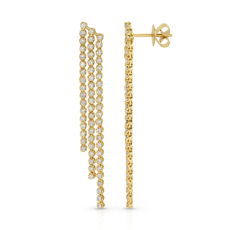 Special Offers On Handcrafted And Designer Jewelry Straight Diamond Triple Drop Earrings Special Offers On Handcrafted And Designer Jewelry Straight Diamond Triple Drop Earrings